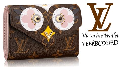 lv victorine owl wallet|victorine wallet Lv price.